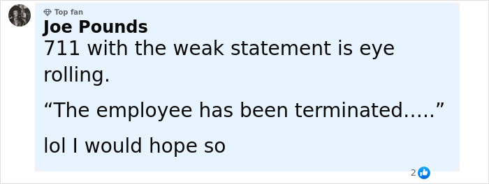 Comment by Joe Pounds criticizing 7-Eleven&rsquo;s statement about the worker&rsquo;s passing after manager&rsquo;s actions.