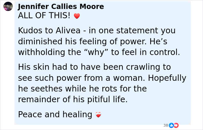 Comment praising Kaylee Goncalves' sister's powerful takedown of Bryan Kohberger at Idaho massacre trial, expressing hope for justice. - 12