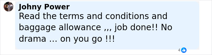 Comment on Ryanair passenger's dramatic meltdown after being denied boarding due to luggage size rules. - 25