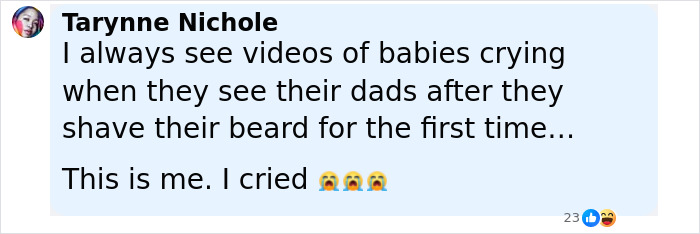 Alt text: Fan reaction expressing emotions after Jason Momoa shaved off his iconic beard for the first time in years - 5