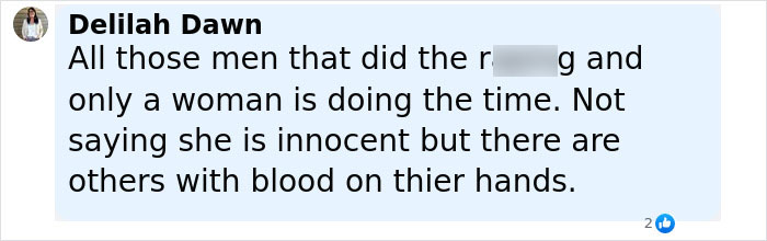 Comment by Delilah Dawn discussing justice and guilt related to Ghislaine Maxwell's family breaking silence after government closes Epstein case. Comment by Delilah Dawn discussing justice and guilt related to Ghislaine Maxwell's family breaking silence after government closes Epstein case.