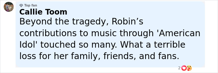 Comment about loss of American Idol exec and husband, highlighting impact and epic police fail in finding their bodies. - 23
