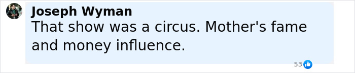 Comment criticizing Miss Universe Cuba win, mentioning fame and money influence behind Nepo Baby controversy.