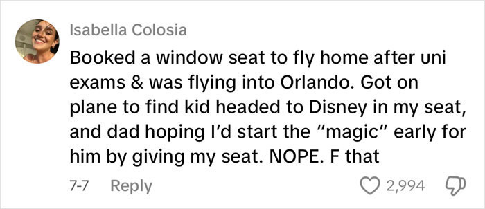 Passenger upset after child sits on his $300 plane seat without consent during flight to Orlando. Passenger upset after child sits on his $300 plane seat without consent during flight to Orlando.