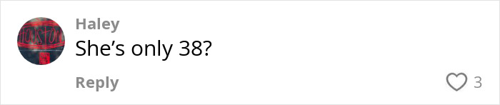 Social media comment questioning Lindsay Lohan&rsquo;s age amid discussions of her fresh-faced glow and plastic surgery drama.