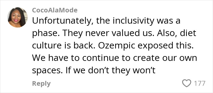 Plus-Sized Models Facing Extinction As Ozempic Trend Sweeps Fashion Industry Plus-Sized Models Facing Extinction As Ozempic Trend Sweeps Fashion Industry