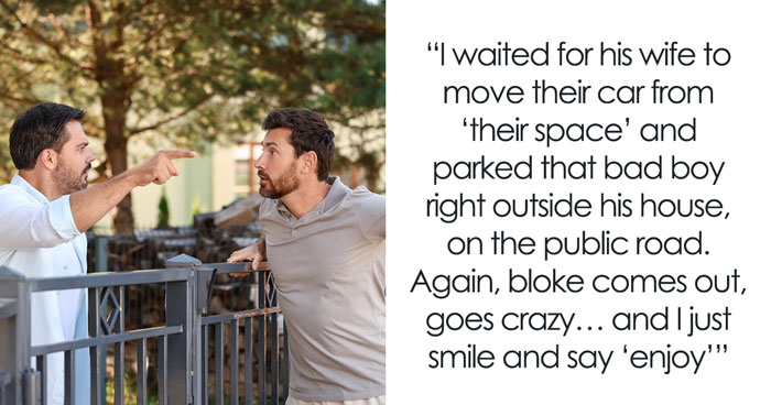 Guy Parks Car In Public Parking, Neighbor Insists It’s Private And Stabs Tire, Gets Reality Check