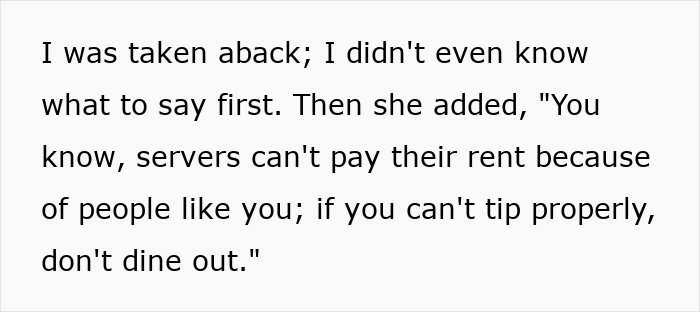 Man takes back his tip after waitress loudly shames him for not tipping properly at the restaurant.