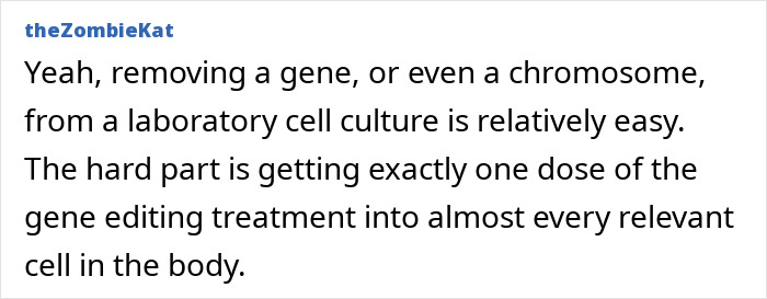 Scientist explaining gene editing techniques to cure Down syndrome in a laboratory setting with DNA models.