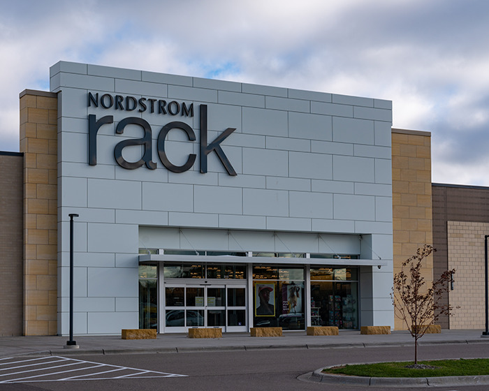 Nordstrom Rack store exterior with empty parking lot under cloudy sky, related to viral serial pervert arrested news. Nordstrom Rack store exterior with empty parking lot under cloudy sky, related to viral serial pervert arrested news.