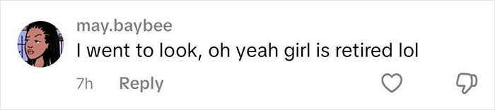 Comment on social media mentioning Simone Biles retirement rumors, saying she is retired.