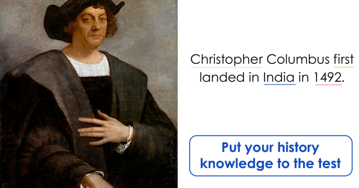 25 Statements And All Have Something Off: Spot At Least 19/25 Of These History Lies