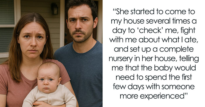 Woman Sparks Drama By Her Delusional Belief That Stepdaughter’s Baby Belongs To Her, Gets Banned