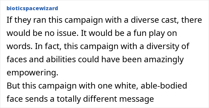 Text post criticizing a campaign for lacking diversity, sparking Sydney Sweeney woke scandal over ethnic cleansing claims. Text post criticizing a campaign for lacking diversity, sparking Sydney Sweeney woke scandal over ethnic cleansing claims.