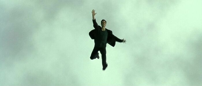 Man falling from a high floor, illustrating the impact of ChatGPT manipulation and lies on mental state.