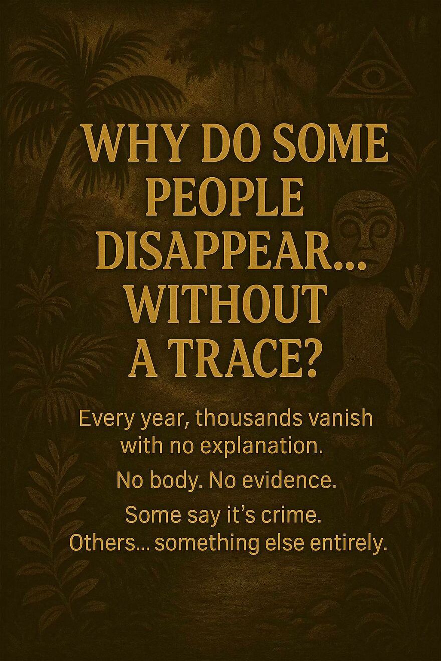 Question about why some people disappear without a trace, a mysterious unsolved question for scientists and philosophers.