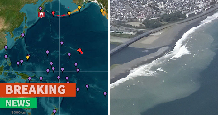 First Tsunami Waves Slam Into Alaska And Japan Amid Frantic Warnings Following Mega Earthquake