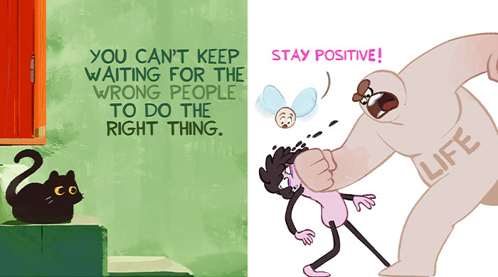 I Doodled My Way Through Darkness, Here Are My Illustrated Survival Notes (40 Pics)