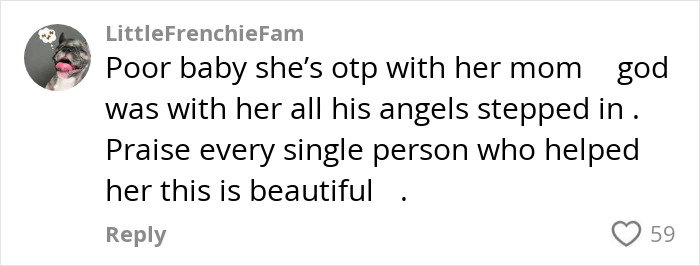 Comment expressing support for a woman attacked on subway platform and praising men who delivered vigilante justice.