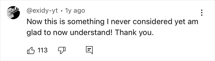 Comment on YouTube channel from user @exidy-yt expressing appreciation for new understanding about turkey eggs. - 15