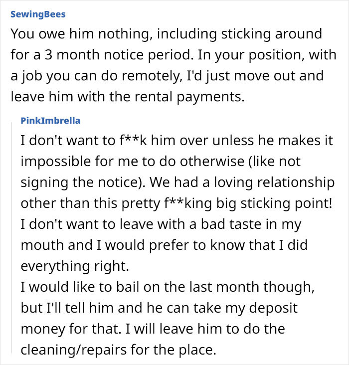 Comments on a relationship struggle where a woman follows her partner but he won’t leave his mother behind. - 21