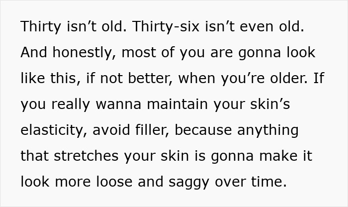 Text discussing skin elasticity and advice on maintaining it to avoid harm related to women who get facelifts at 28. Text discussing skin elasticity and advice on maintaining it to avoid harm related to women who get facelifts at 28.