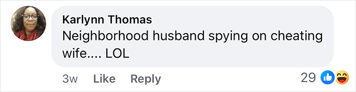 Comment on social media by woman about neighborhood husband spying on cheating wife, referencing buried phone trend warned by police. Comment on social media by woman about neighborhood husband spying on cheating wife, referencing buried phone trend warned by police.