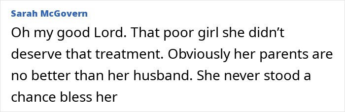 Comment expressing sorrow and anger over the resurfaced case of a 17-year-old mom brutally assassinated by her husband.