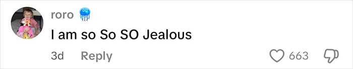 Social media comment saying I am so So SO Jealous with 663 likes, related to intersex woman with XY chromosome discussion.