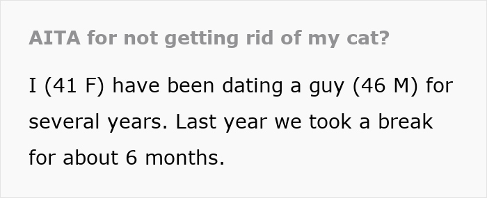 Text conversation excerpt about a relationship issue involving a cat given by another man causing tension between a couple. Text conversation excerpt about a relationship issue involving a cat given by another man causing tension between a couple.