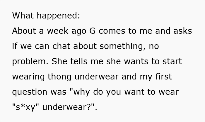 Parents Outraged As Single Dad Doesn&rsquo;t Consult Them Before Allowing His Daughter To Wear Thongs