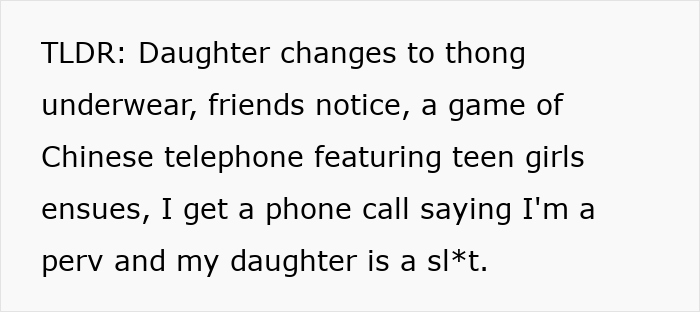 Parents Outraged As Single Dad Doesn&rsquo;t Consult Them Before Allowing His Daughter To Wear Thongs