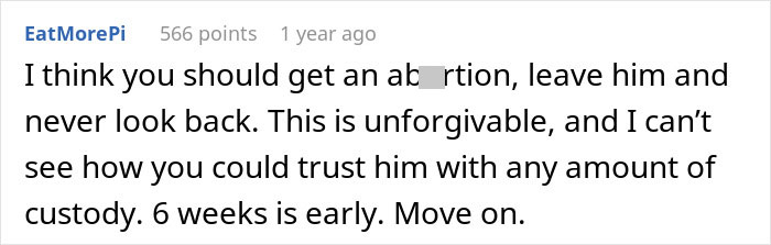 Comment on a forum discussing a woman&rsquo;s distress after a husband&rsquo;s prank goes too far, advising her to leave him.