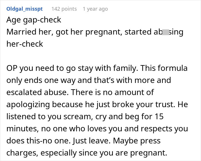 Text excerpt of a claustrophobic woman in distress, crying and reacting after husband&rsquo;s prank goes too far.
