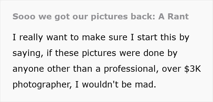 Wedding Photographer Charges $3K, Delivers Shots That Leave The Internet In Disbelief