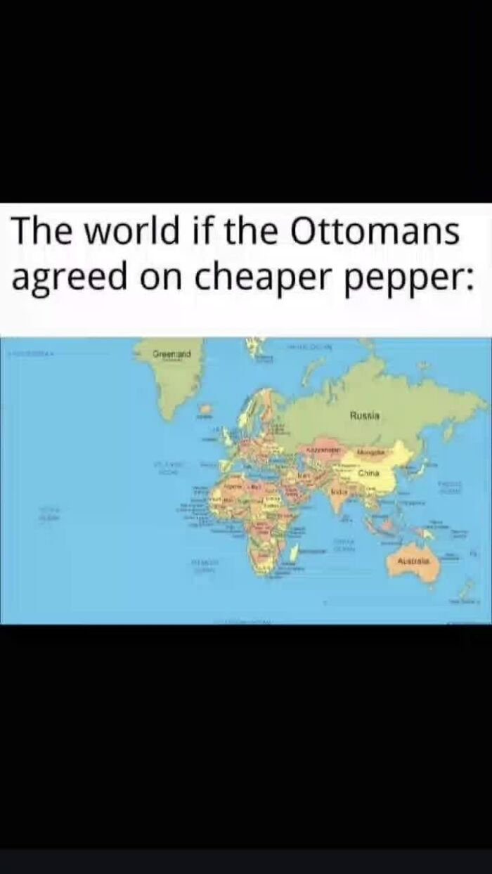 World map showing an alternate history scenario, illustrating cool and interesting geography facts and maps.