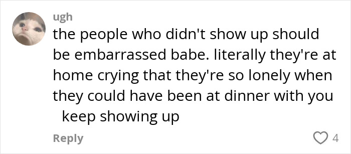 Comment on social media post about anti-loneliness club, expressing support for those seeking new friends.