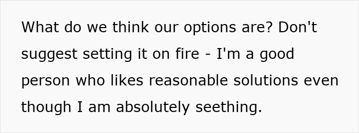 Woman frustrated about neighbor's large playhouse overshadowing her home and reducing privacy in the yard.