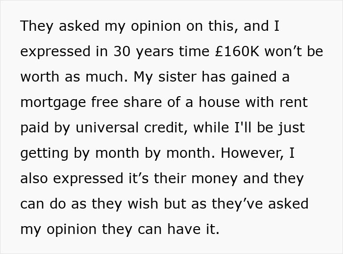 &ldquo;You&rsquo;re Greedy And Disgusting&rdquo;: Parents Slam Daughter For Questioning Their &pound;160K Gift For Sister