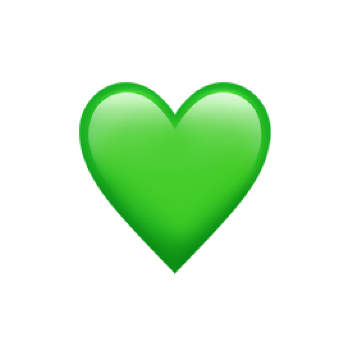 Green heart emoji symbol representing online affection and ways to show love digitally without mix-ups. Green heart emoji symbol representing online affection and ways to show love digitally without mix-ups.