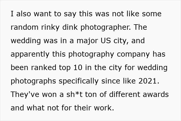 Wedding Photographer Charges $3K, Delivers Shots That Leave The Internet In Disbelief