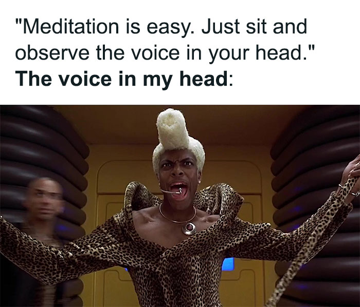 Humorous 90s nostalgia post featuring a wild-haired character in leopard print, capturing simpler, stranger days of the 90s.