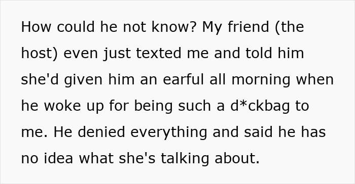 Alt text: Text message describing a guy pretending to be single and making excuses when confronted by his girlfriend.