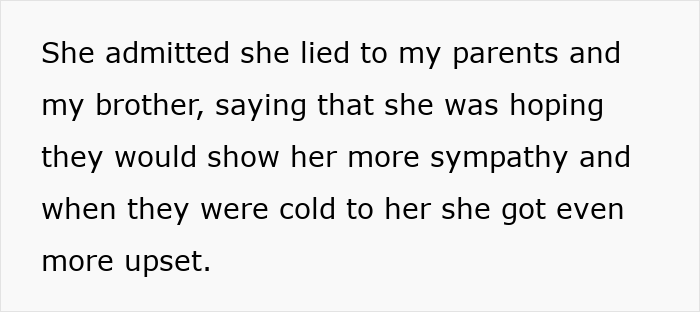 Woman seeking support from family after devastating news faces drama as sister-in-law feels outshined and causes conflict.