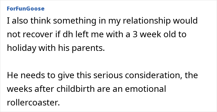 Text post discussing postpartum emotional challenges and relationship concerns after childbirth with a young child involved.