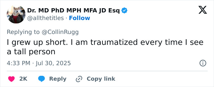 Screenshot of a tweet discussing trauma related to appearance, mentioning Sweeney and AE ad impact on an ex-teacher.