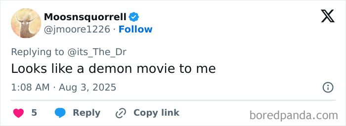 Tweet screenshot showing user commenting that a film starring Cynthia Erivo as Jesus looks like a demon movie. Tweet screenshot showing user commenting that a film starring Cynthia Erivo as Jesus looks like a demon movie.