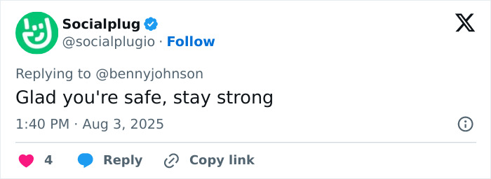 Screenshot of a Twitter reply showing support and concern for a mom brutally punched and knocked out during a violent Cincinnati brawl.