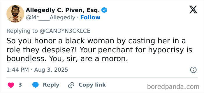 Tweet criticizing casting of long-nailed Cynthia Erivo playing Jesus with Adam Lambert amid mass outrage. Tweet criticizing casting of long-nailed Cynthia Erivo playing Jesus with Adam Lambert amid mass outrage.