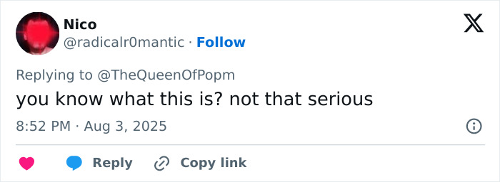 Tweet on social media discussing Lady Gaga facing backlash over ageist and misogynistic comments at concert. - 24